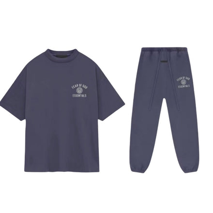 Essentials Fear Of God FW24 Marine Tee & Joggers set