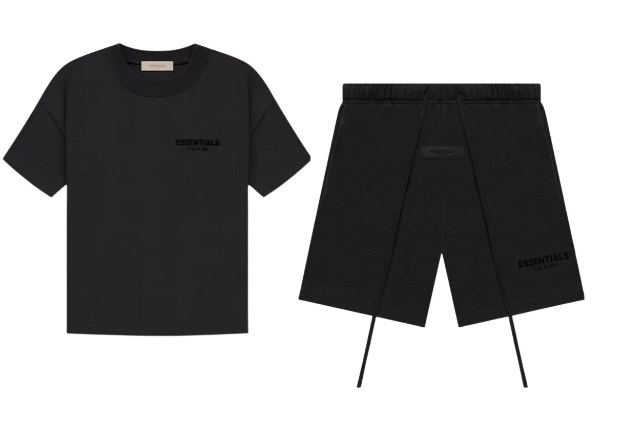 Essentials Fear Of God Stretch Limo Short & Tee Set