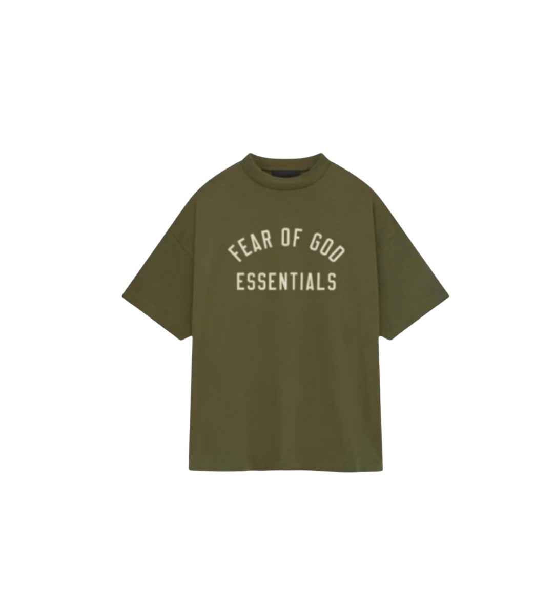 Essentials Fear Of God FW24 Military Green Tee