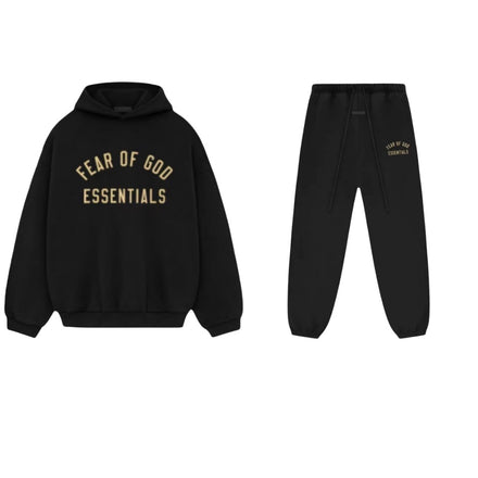 Essentials Fear Of God FW24 Black Tracksuit