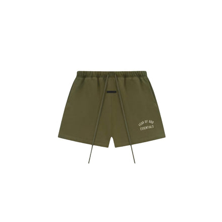 Essentials Fear Of God FW24 Military Green Shorts