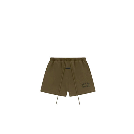 Essentials Fear Of God FW24 Olive Green Shorts